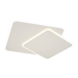 Plafoniera LED quadrata geometrica a filo