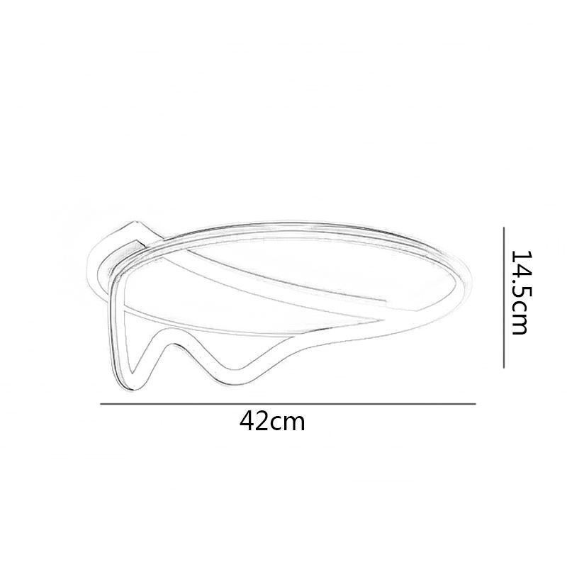 Plafoniera LED moderna ad anello 42 x 14,5 cm 28 W