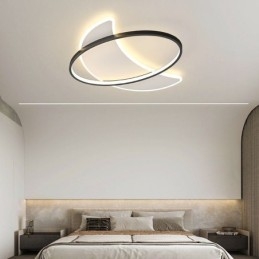 Plafoniera LED moderna decorazione luna