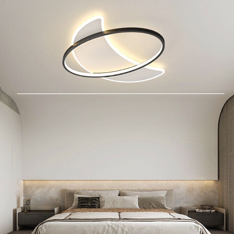 Plafoniera LED moderna decorazione luna