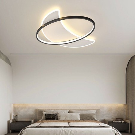 Plafoniera LED moderna decorazione luna