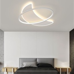 Plafoniera LED moderna decorazione luna