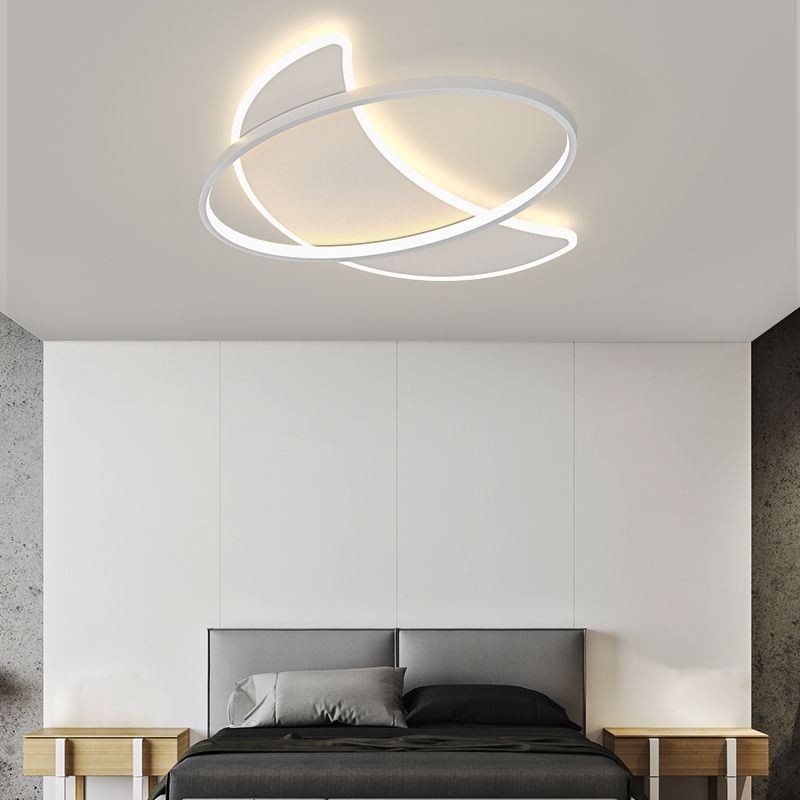 Plafoniera LED moderna decorazione luna