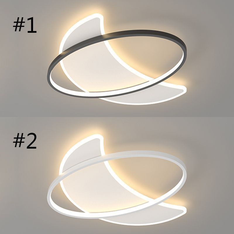 Plafoniera LED moderna decorazione luna