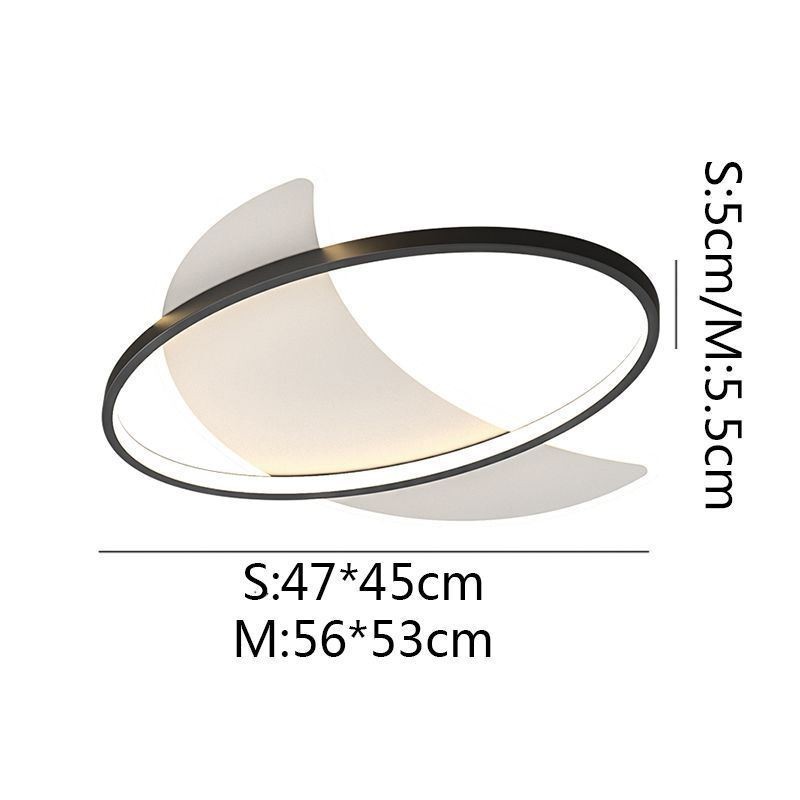 Plafoniera LED moderna decorazione luna