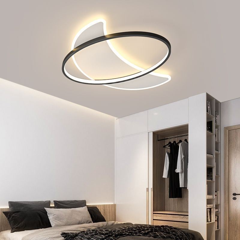 Plafoniera LED moderna decorazione luna