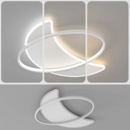 Plafoniera LED moderna decorazione luna