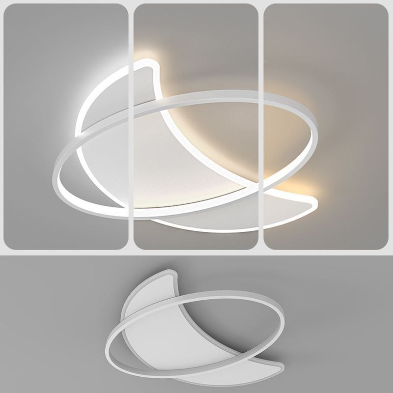 Plafoniera LED moderna decorazione luna