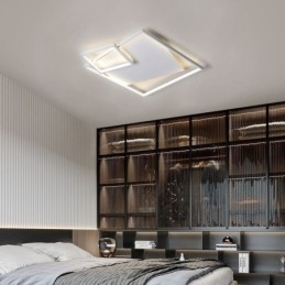 Plafoniera LED moderna quadrata da soffitto per interni