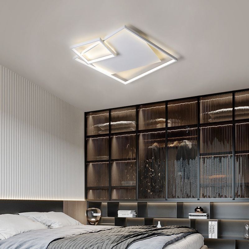 Plafoniera LED moderna quadrata da soffitto per interni