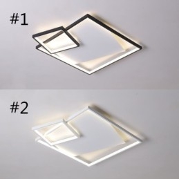 Plafoniera LED moderna quadrata da soffitto per interni