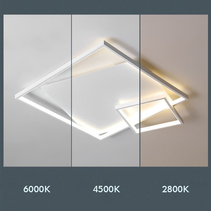 Plafoniera LED moderna quadrata da soffitto per interni