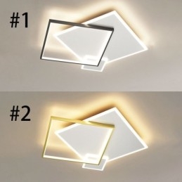 Plafoniera LED moderna quadrata geometrica 50 x 5 cm 45 W