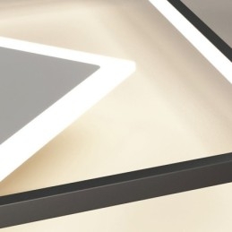 Plafoniera LED moderna quadrata geometrica 50 x 5 cm 45 W