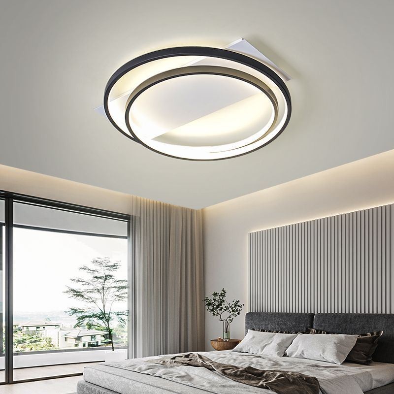 Plafoniera LED rotonda moderna a filo