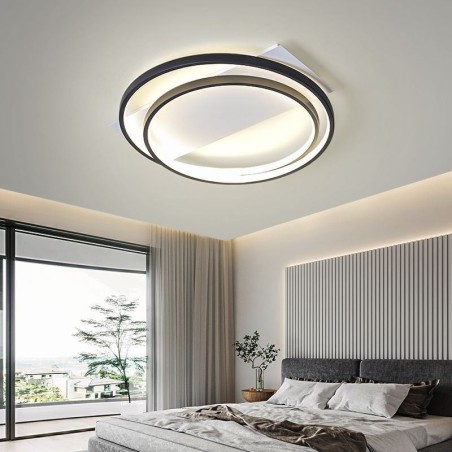 Plafoniera LED rotonda moderna a filo