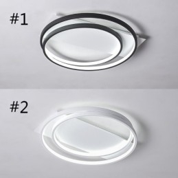 Plafoniera LED rotonda moderna a filo