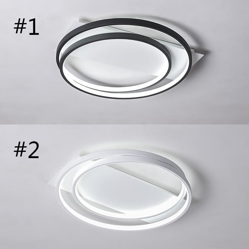 Plafoniera LED rotonda moderna a filo