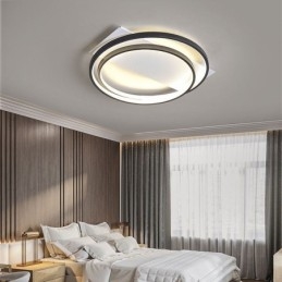 Plafoniera LED rotonda moderna a filo