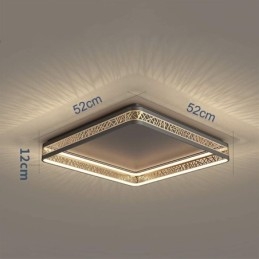 Plafoniera LED da soffitto quadrata Nido d'uccello
