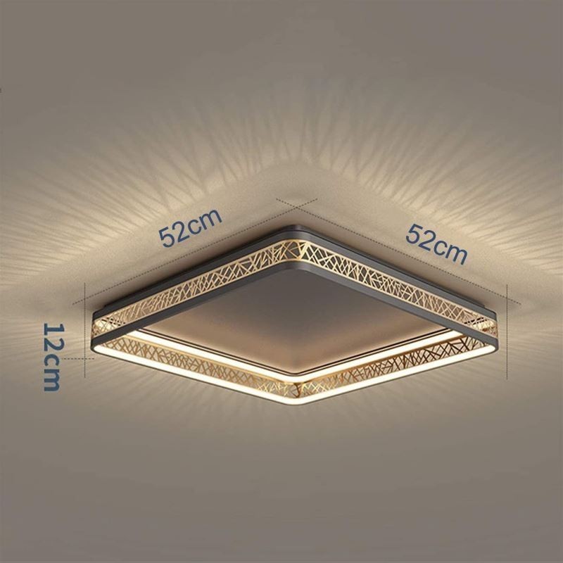Plafoniera LED da soffitto quadrata Nido d'uccello