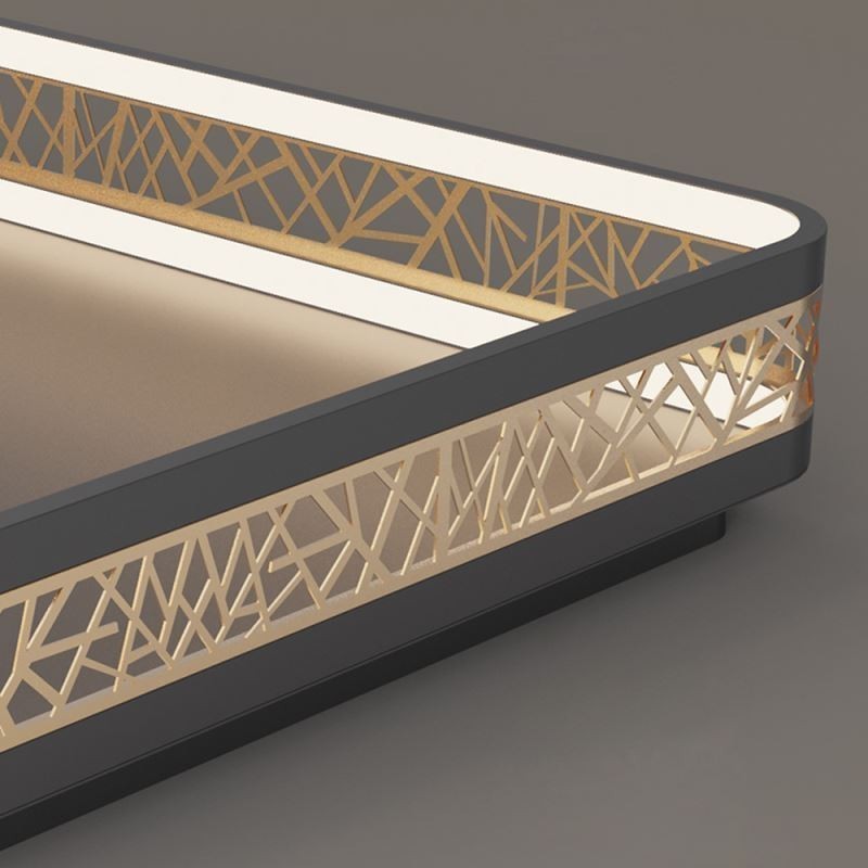 Plafoniera LED da soffitto quadrata Nido d'uccello