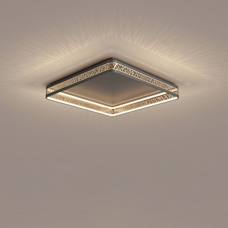 Plafoniera LED da soffitto quadrata Nido d'uccello