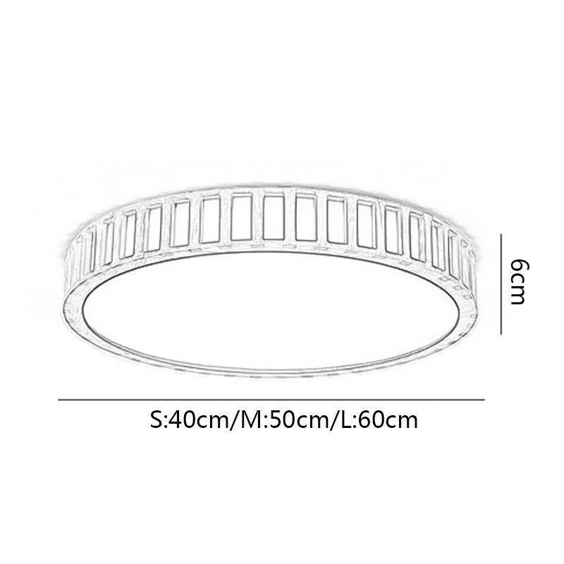 Plafoniera a filo in legno stile giapponese LED