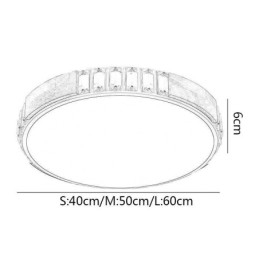 Plafoniera LED giapponese minimalista a filo
