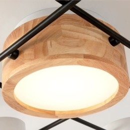 Plafoniera moderna a montaggio a filo con giunzione quadrilatera, 9 luci LED, 84 W, 90 x 10 cm