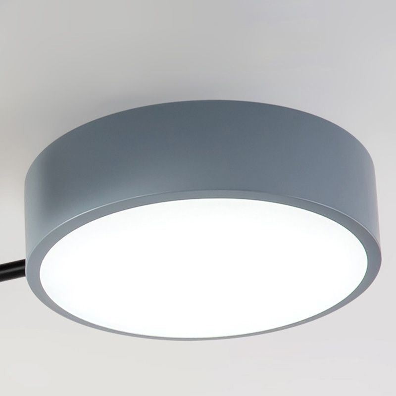 Plafoniera moderna a montaggio a filo con giunzione quadrilatera, 9 luci LED, 84 W, 90 x 10 cm