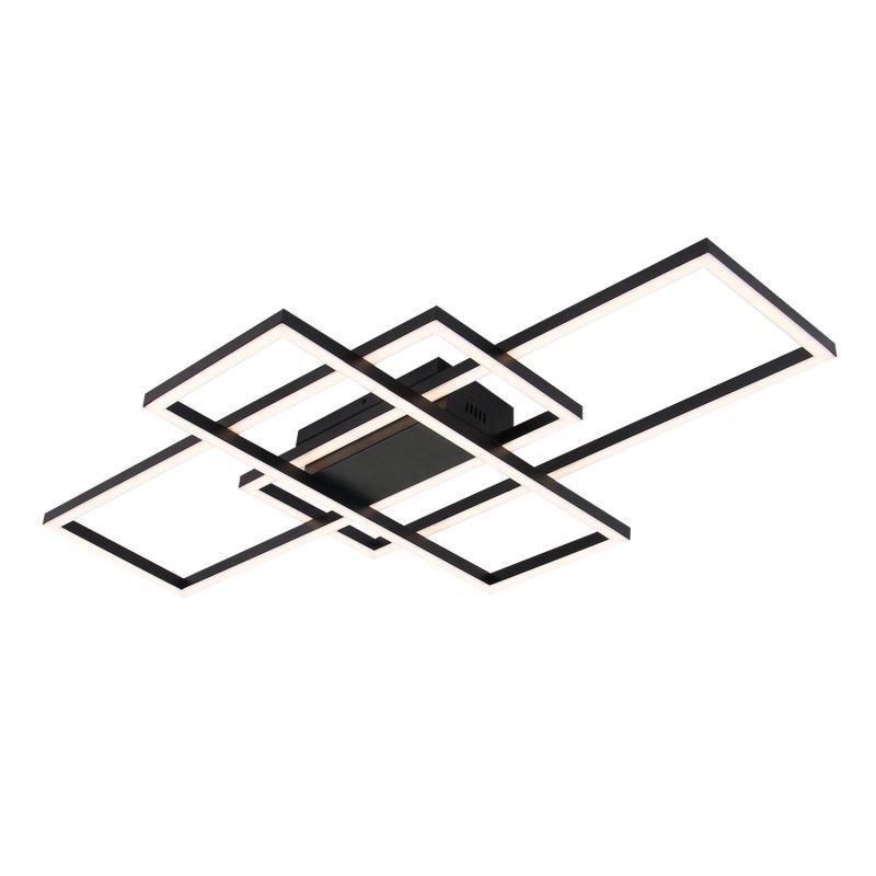 Plafoniera LED moderna geometrica quadrata a montaggio a filo