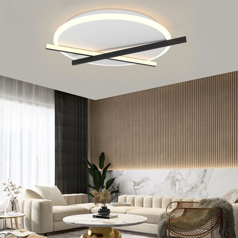 Plafoniera LED da soffitto design orologio artistico nordico 36W 2880 lm