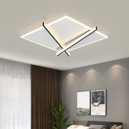 Plafoniera LED da soffitto design orologio artistico nordico 36W 2880 lm