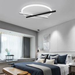 Plafoniera LED da soffitto design orologio artistico nordico 36W 2880 lm