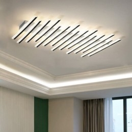 Plafoniera creativa a tasto di pianoforte LED 120 W 110 x 70 x 6 cm