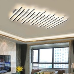 Plafoniera creativa a tasto di pianoforte LED 120 W 110 x 70 x 6 cm