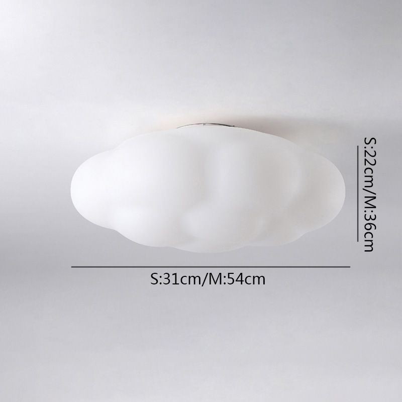 Plafoniera LED a nuvola nordica moderna semplice