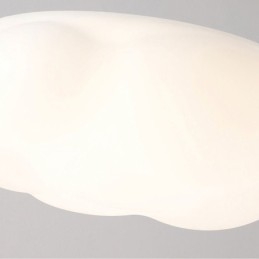 Plafoniera LED a nuvola nordica moderna semplice
