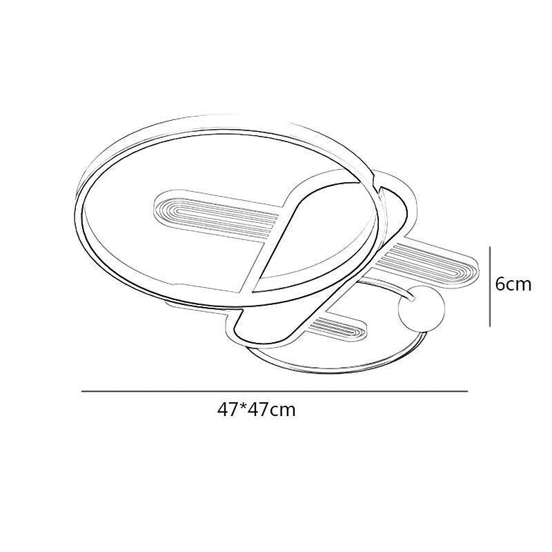 Plafoniera LED aereo dei cartoni animati