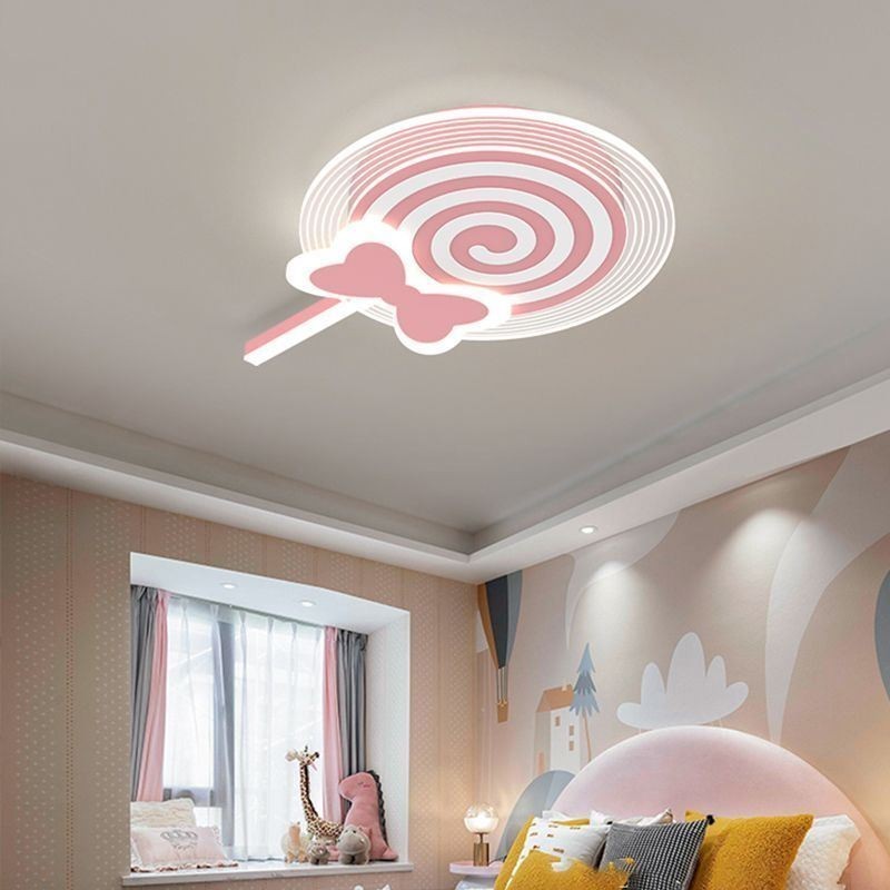 Plafoniera LED moderna Lollipop per bambini