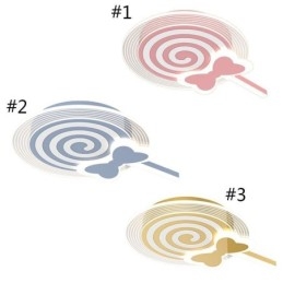 Plafoniera LED moderna Lollipop per bambini