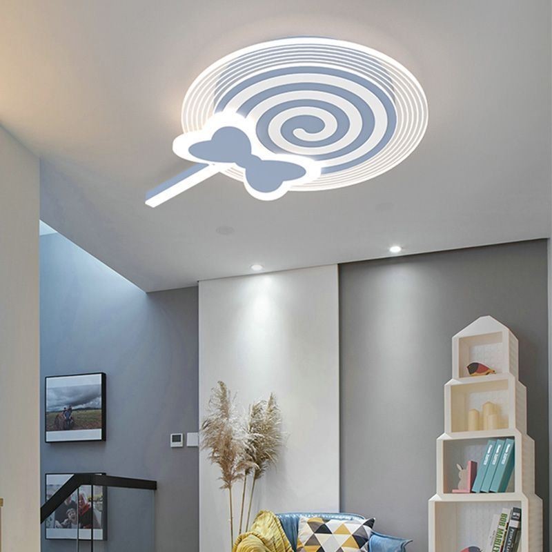 Plafoniera LED moderna Lollipop per bambini