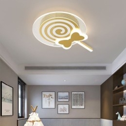 Plafoniera LED moderna Lollipop per bambini