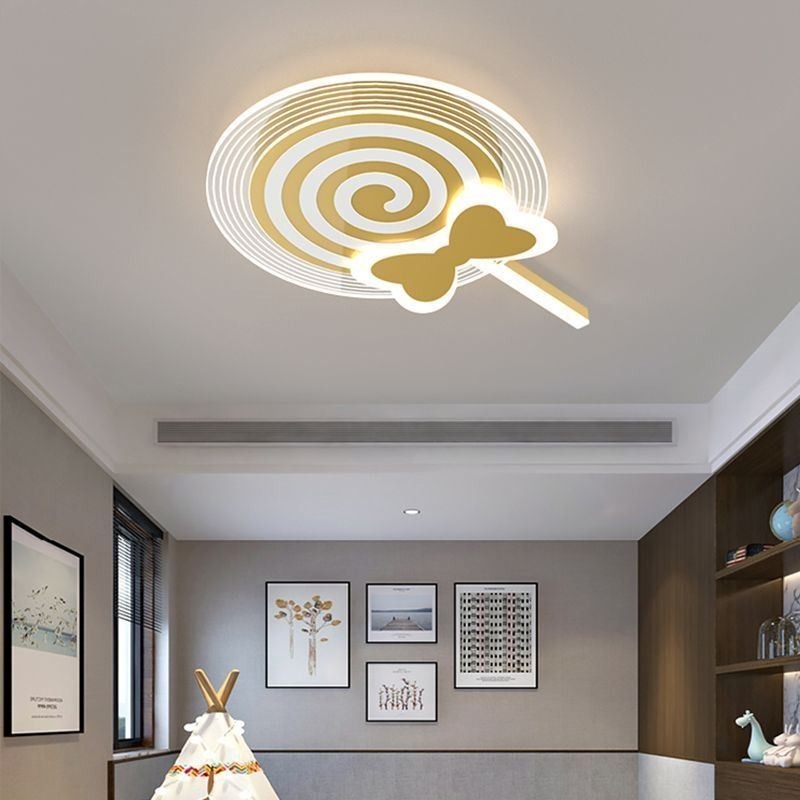Plafoniera LED moderna Lollipop per bambini