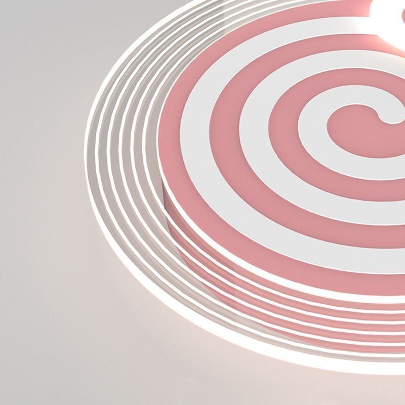 Plafoniera LED moderna Lollipop per bambini