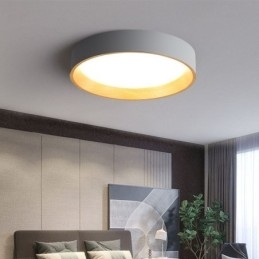 Plafoniera moderna minimalista a filo con pannello, LED, 40 x 40 x 9 cm / 50 x 50 x 9 cm