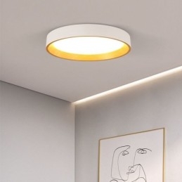 Plafoniera moderna minimalista a filo con pannello, LED, 40 x 40 x 9 cm / 50 x 50 x 9 cm