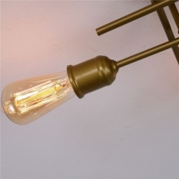 Plafoniera a soffitto a filo 4 luci E26/E27