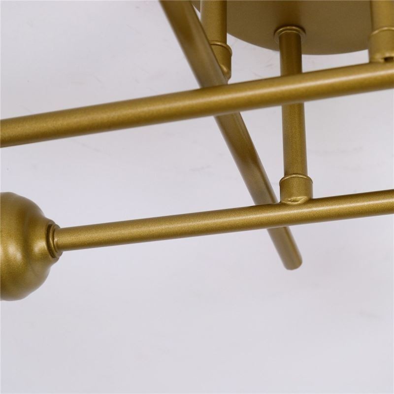 Plafoniera a soffitto a filo 4 luci E26/E27